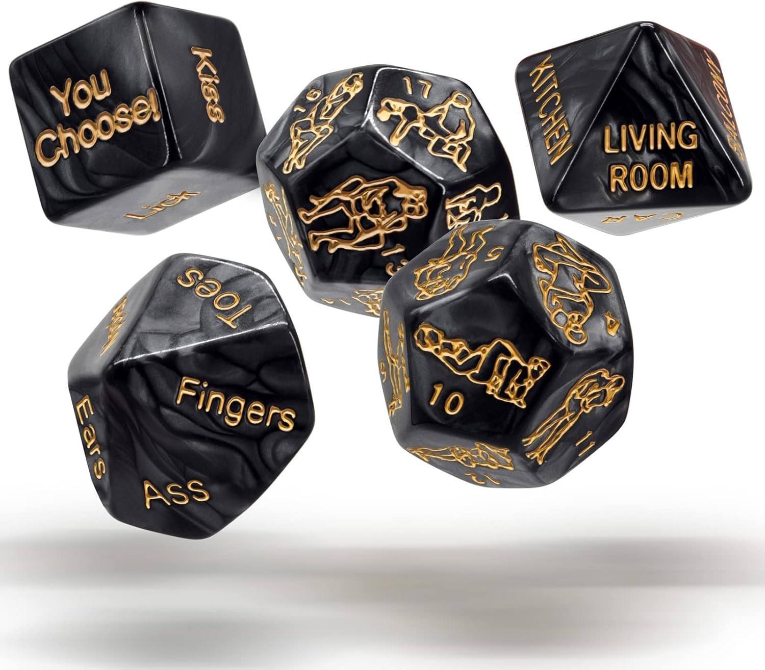 Mebault Sex Dice Naughty Positions Dice for Adult Couple Sex Games Romantic F…