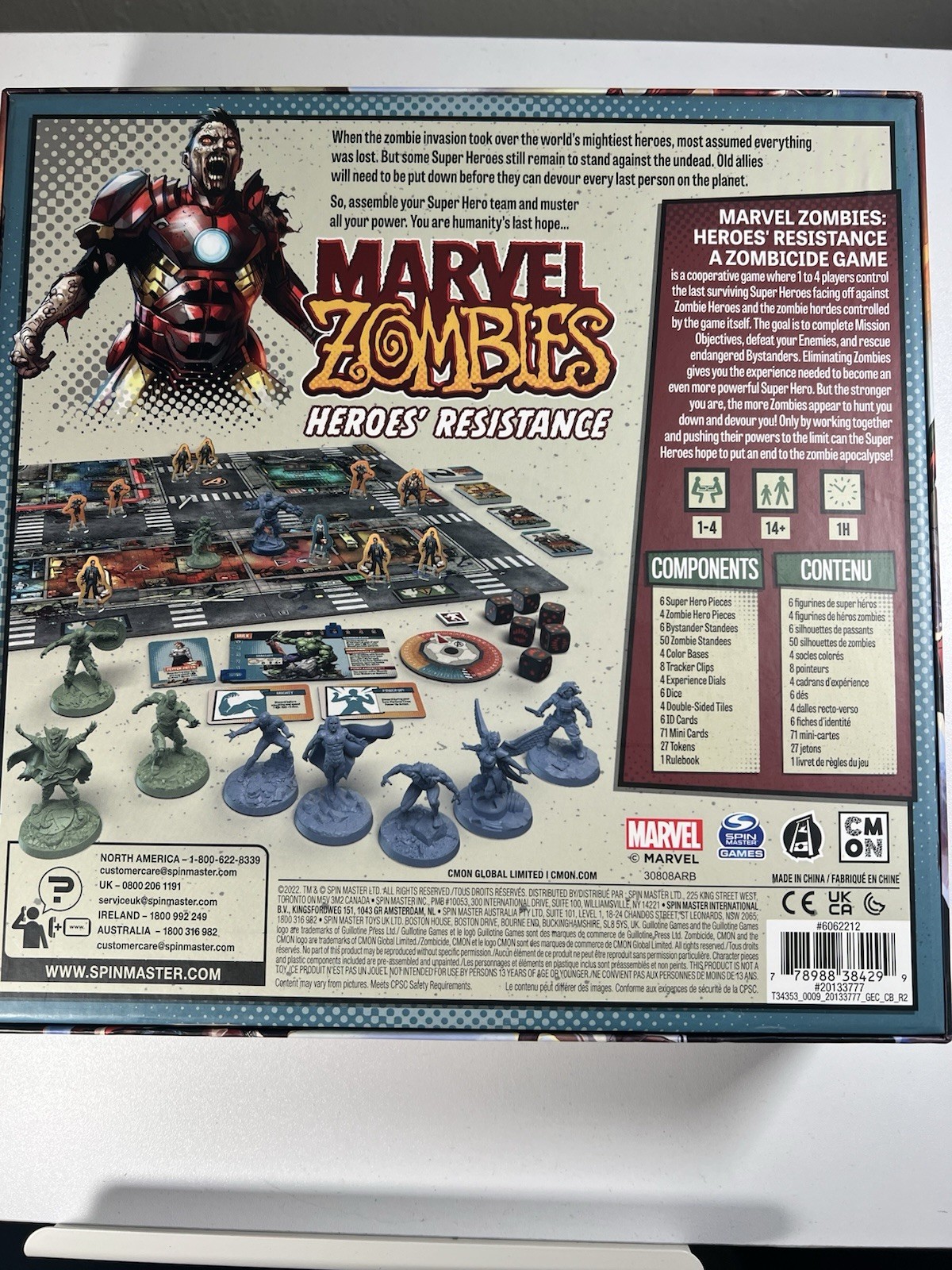Marvel Zombies Heroes’ Resistance Zombicide Game New in Open Box