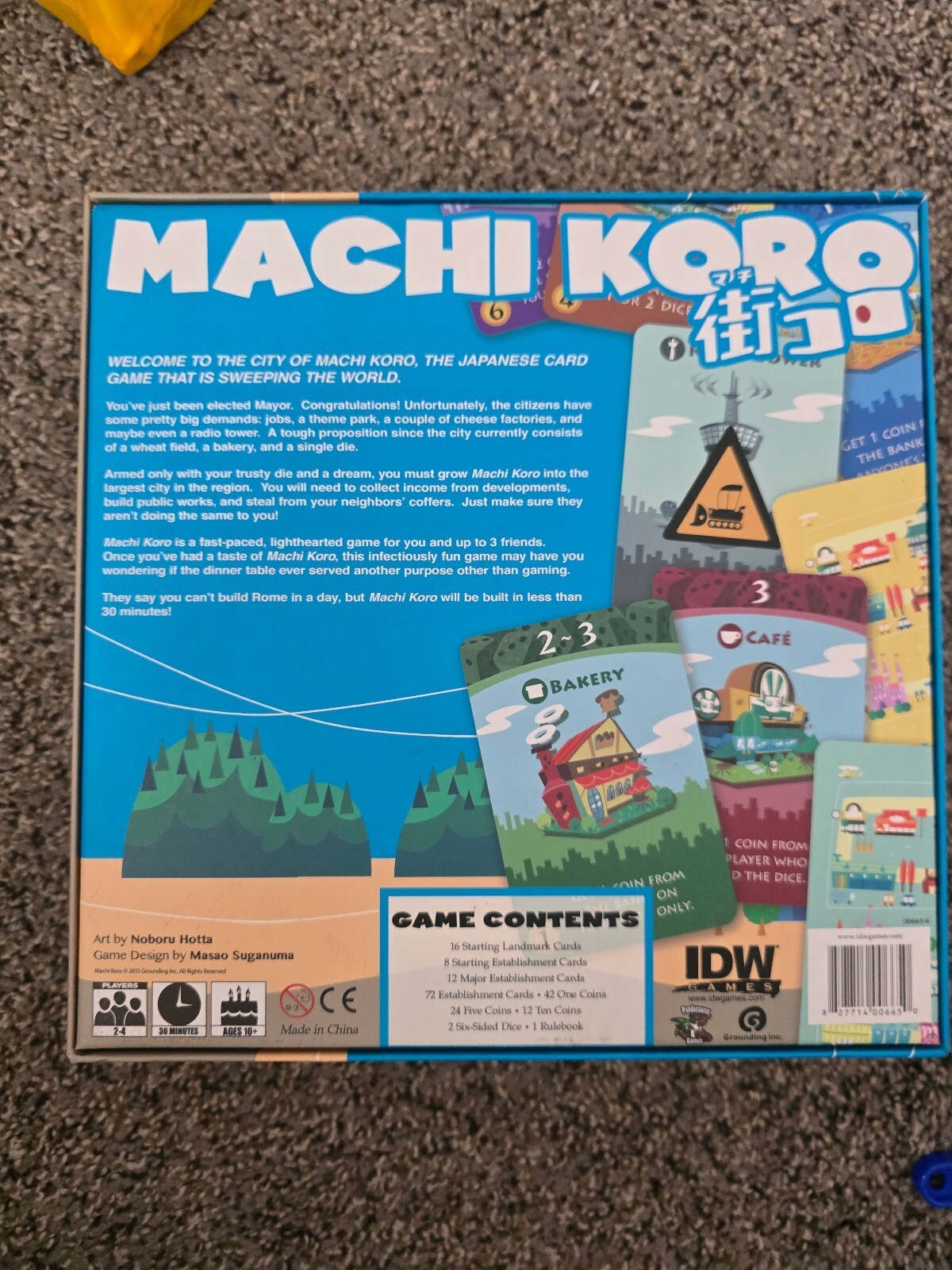 Machi Koro Board Game – City Building Card Game