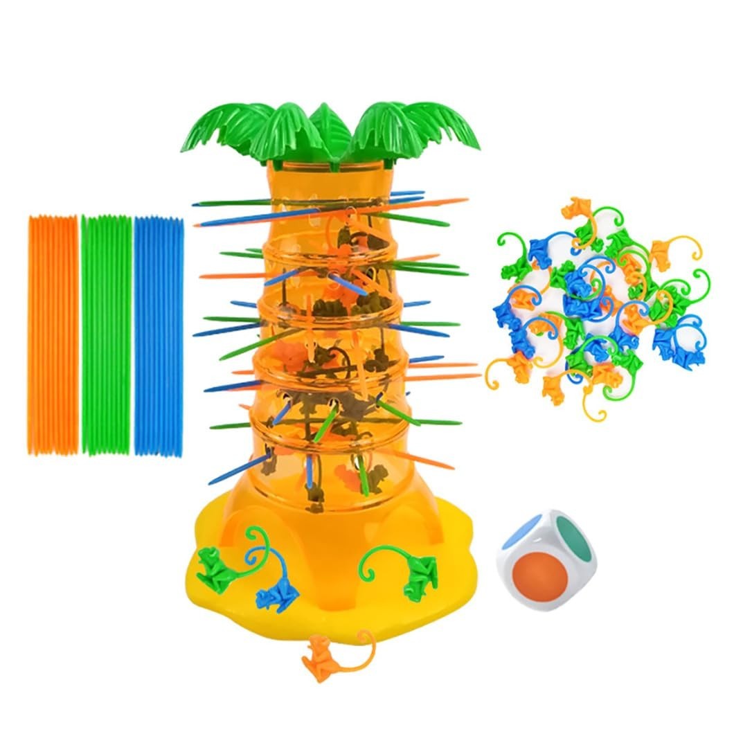 Interactive Parent-Child Tabletop Game – Monkey Climbing Tree Educational Fun To