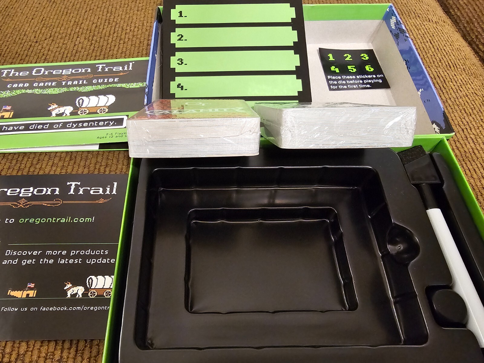 The Oregon Trail Card Game-Pressman New Family Fun 12 Years & Up, 2 to 6 Players