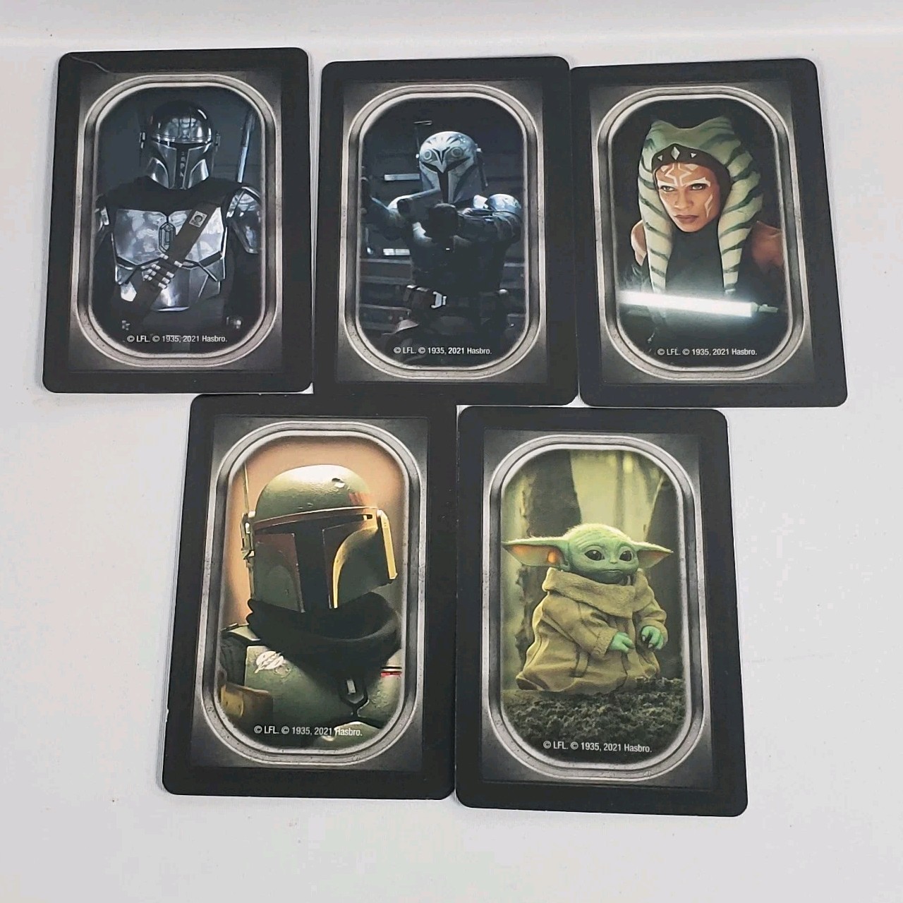 Monopoly: Star Wars The Mandalorian Ed. Board Game Parts Grogu & 4 Ability Cards