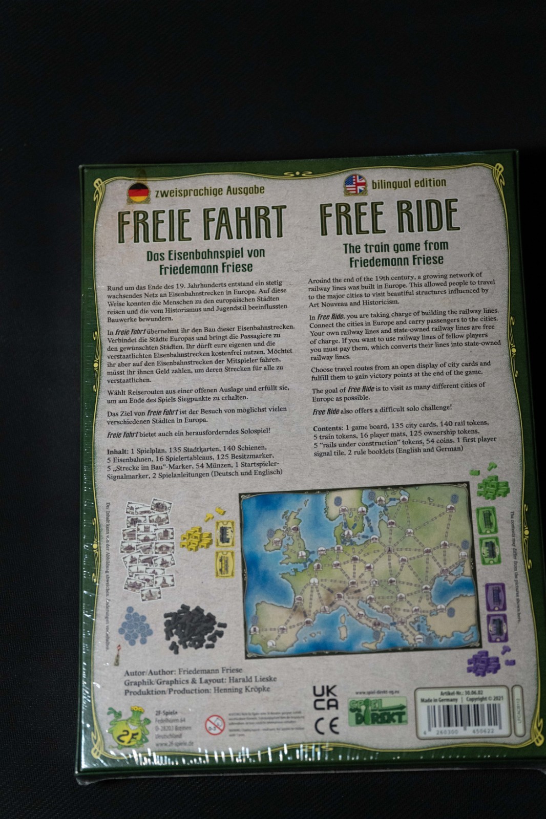 Freie Fahrt – Free Ride Board Game NEW SEALED Freidemann Friese Bilingual ENG GR