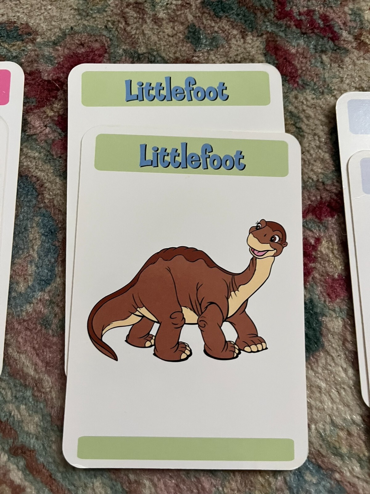 VTG LAND BEFORE TIME LOOK OUT FOR SHARPTOOTH OLD MAID CARD GAME BRIGHTER CHILD