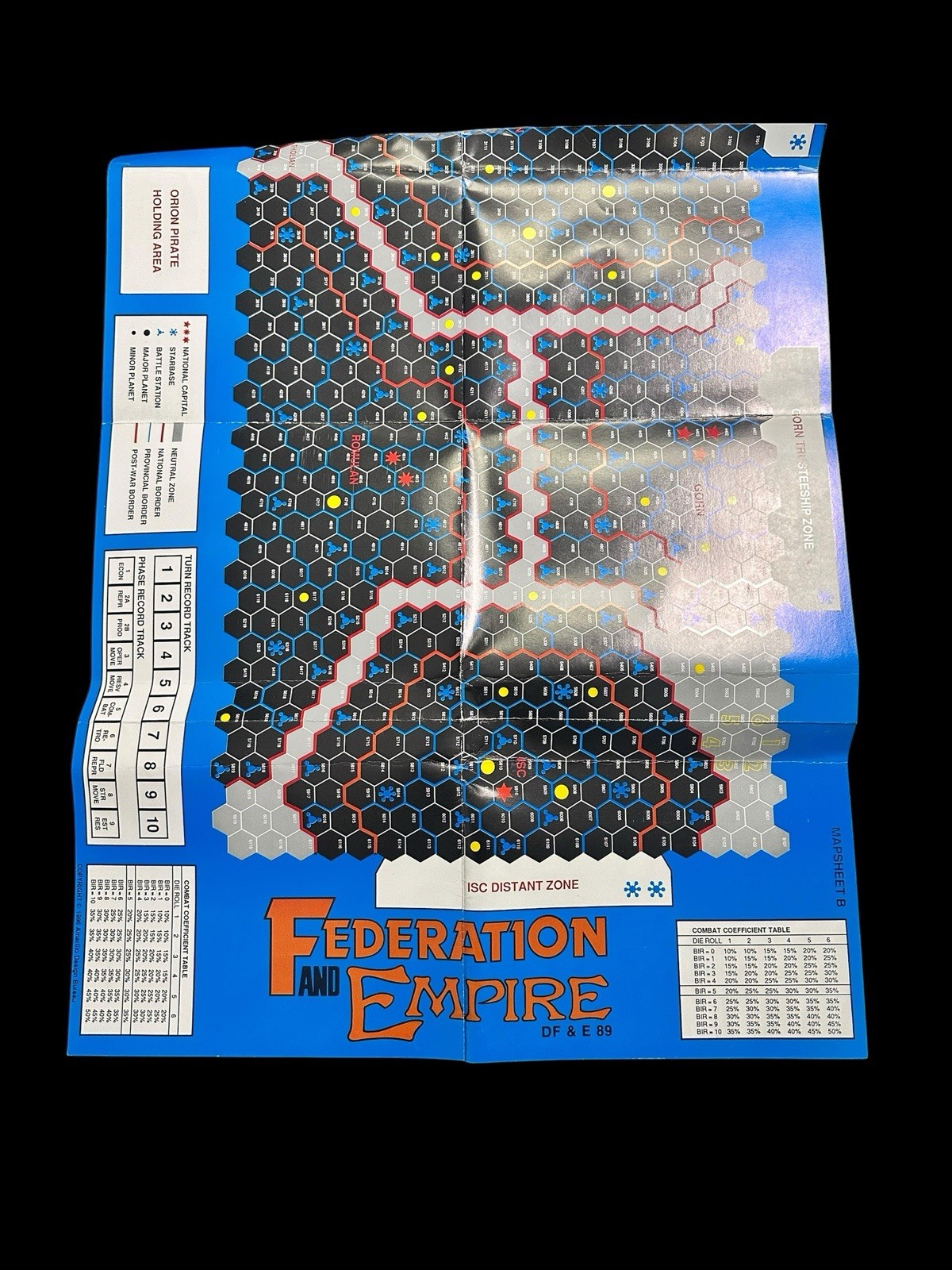 Task Force Games # 5006 Federation and Empire War Strategy Game – Punched