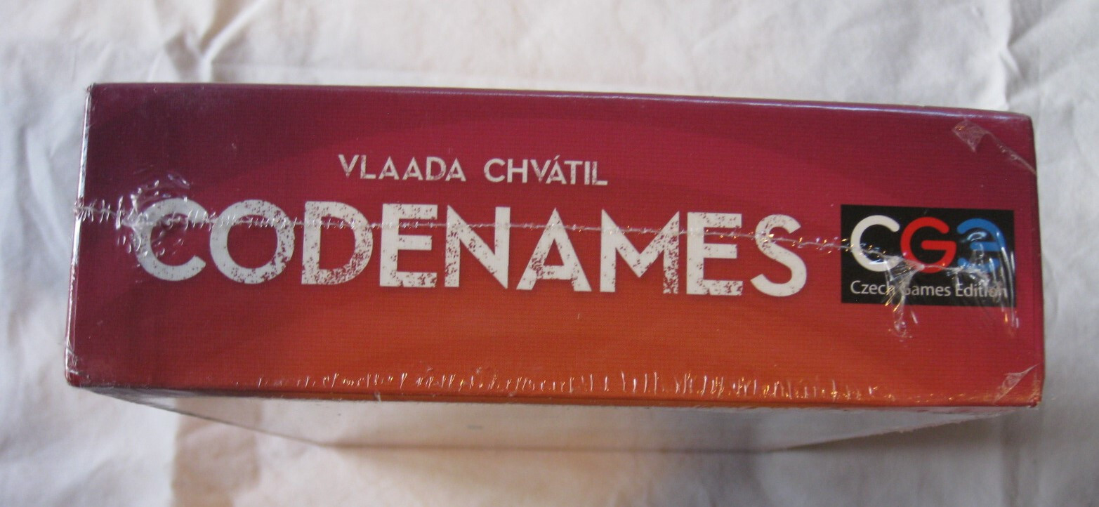 CODENAMES WORD GAME, VLAADA CHVATIL, NEW, UNOPENED BOX, GOLDEN GEEK 2015 AWARD