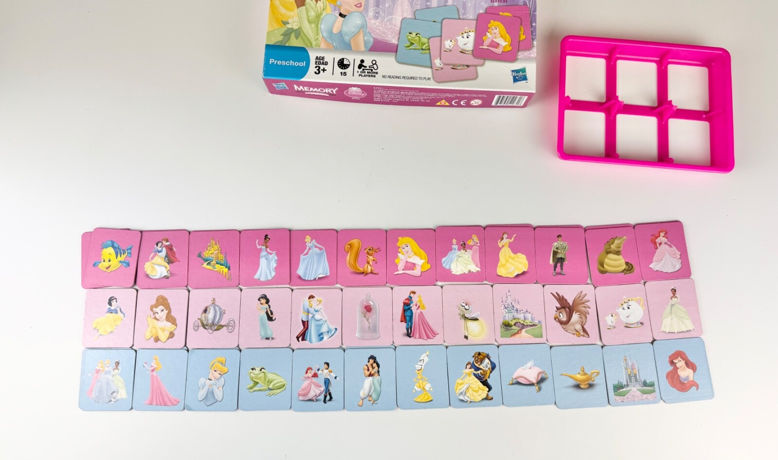 Memory Matching Game Disney Princess Edition By Hasbro Good Fun