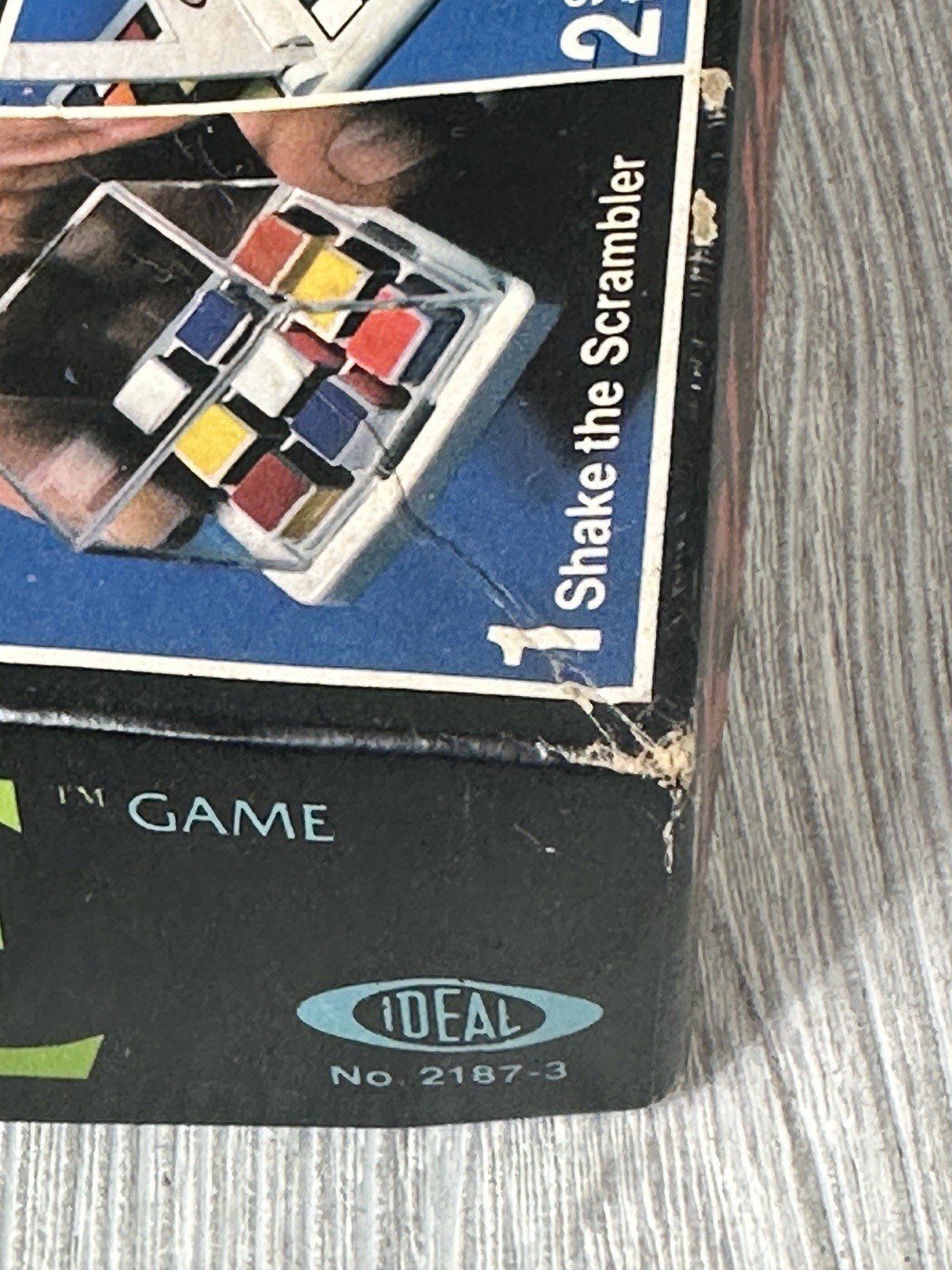 Ideal Rubik’s Race Game Original Box 1982 Maker’s of Rubik’s Cube 2 Player VTG