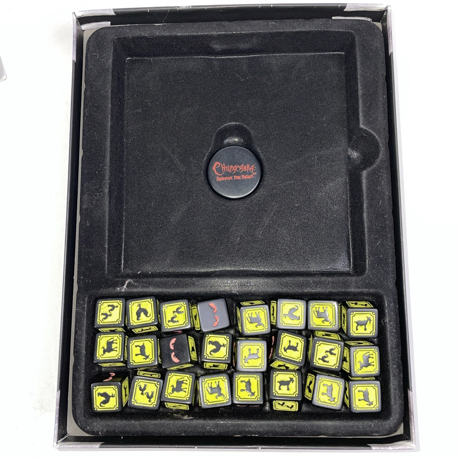 Chupacabra Survive the Night SPOOKY Glow in Dark Dice Game by Haywire Group