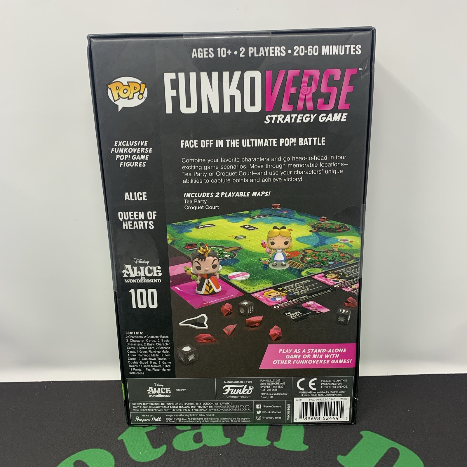 Funkoverse Strategy Game Disney Alice In Wonderland Chase Limited Funko Pop!