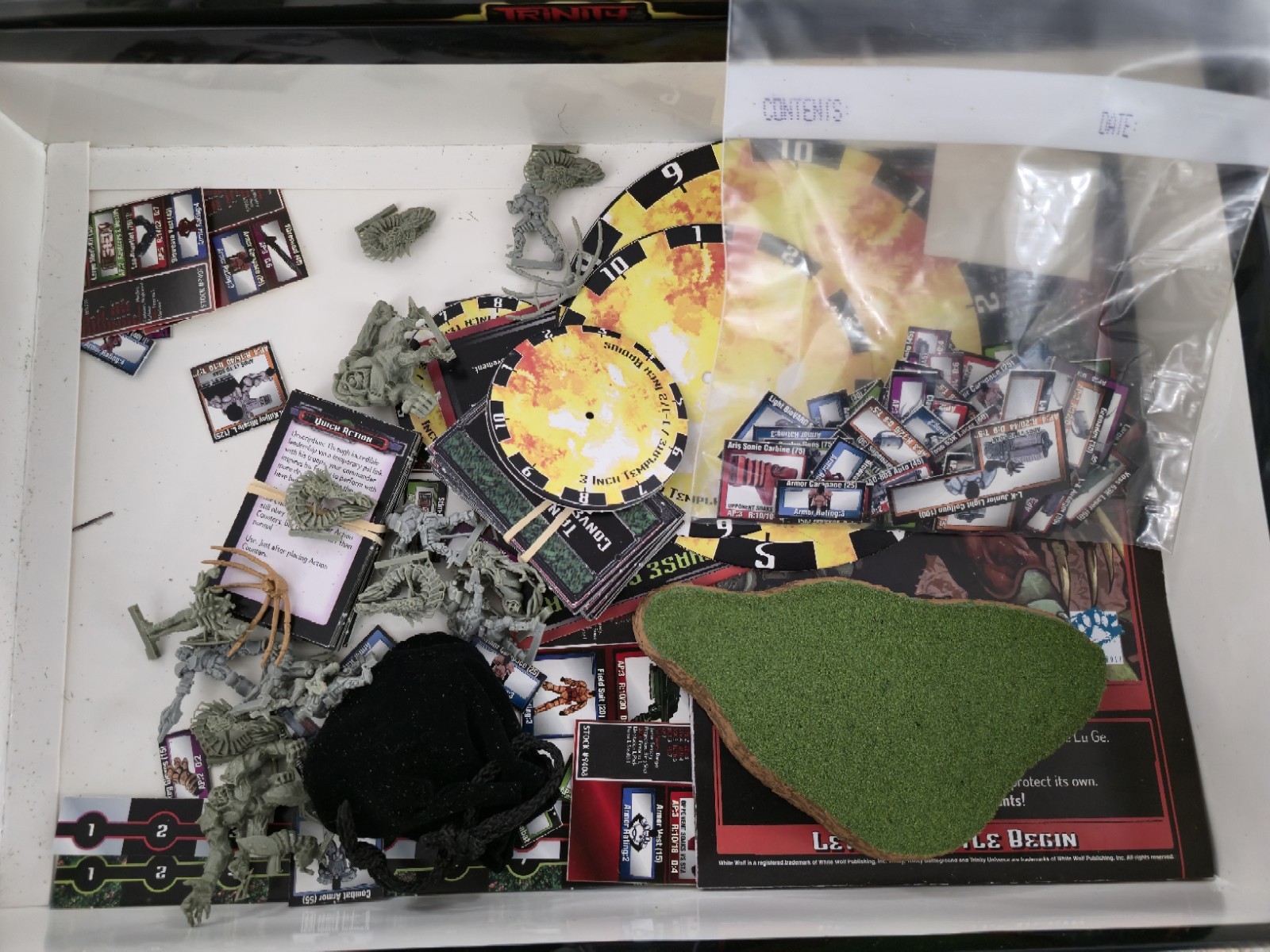 White Wolf – Trinity: Battleground War to Save Humanity Clean Great Shape!