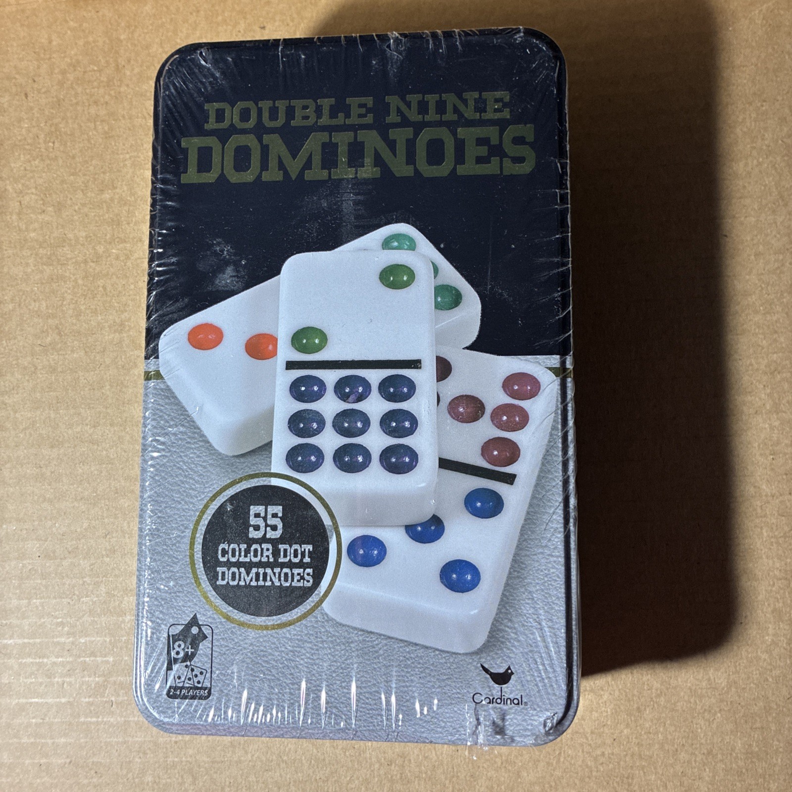 Double-Nine Dominoes Set 55 Tiles Family Game Classic Domino New And Sealed