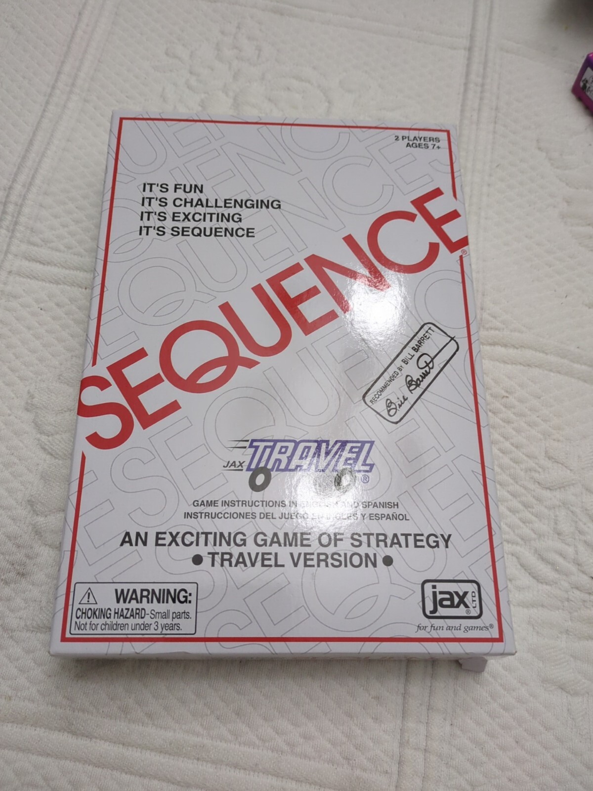 Sequence Board Game Travel Size