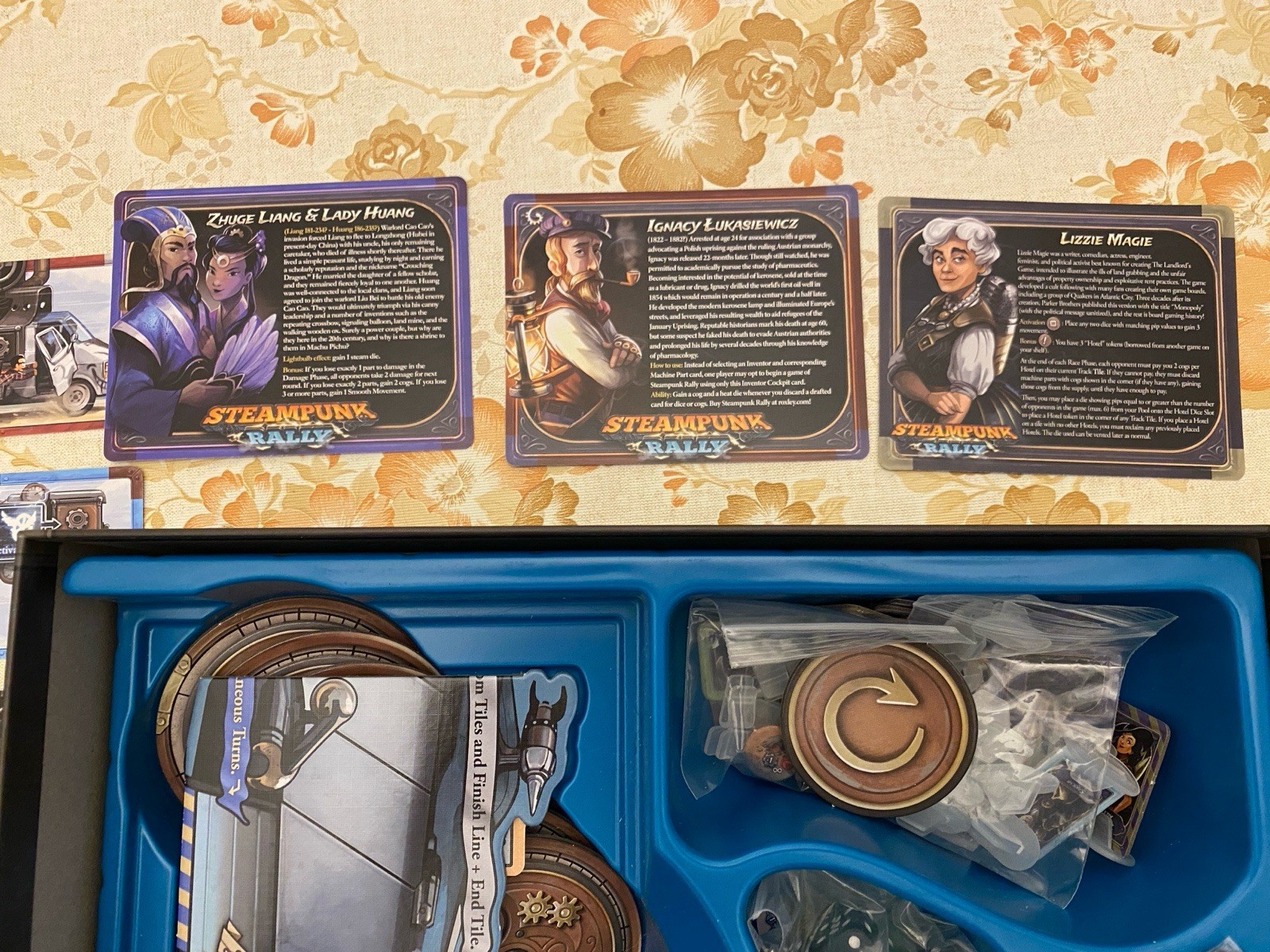 Steampunk Rally Fusion Board Game: Atomic Edition + Promos NEAR MINT Kickstarter