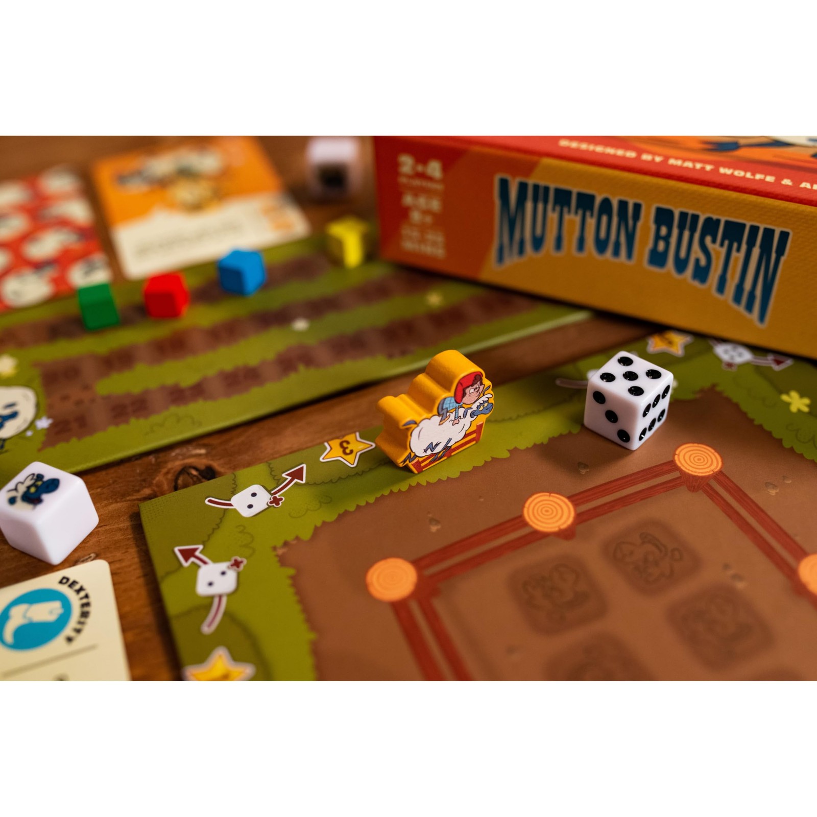 Mutton Bustin, Party Board Game for 2 to 4 Players – 25th Century Games