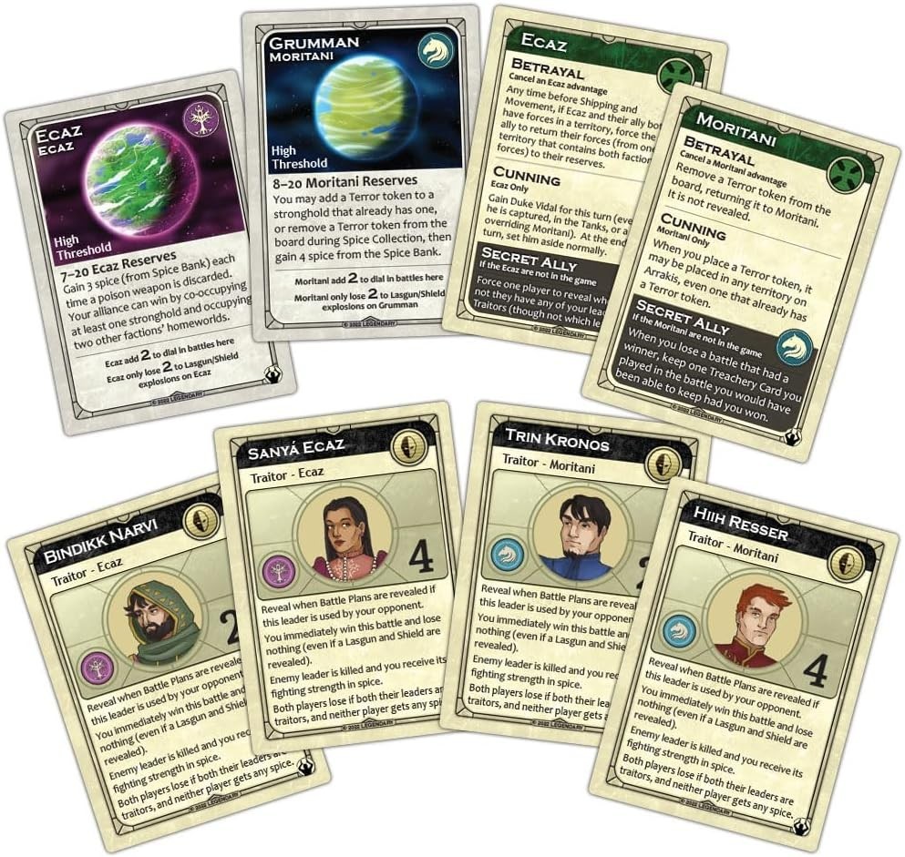 Dune Board Game House Expansion – Ecaz & Moritani – Gale Force Nine