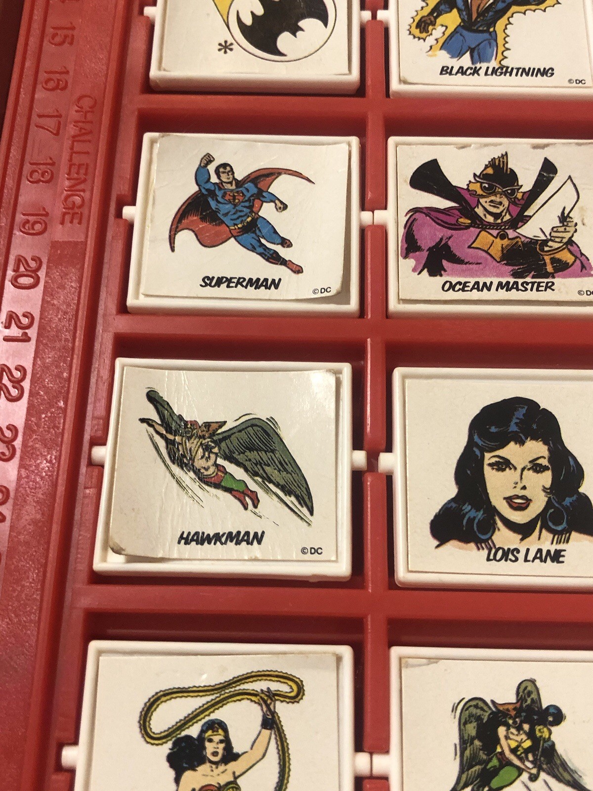 VTG SUPERMAN Match II Board Game 1979 IDEAL Toys DC Comics Wonder Woman Batman