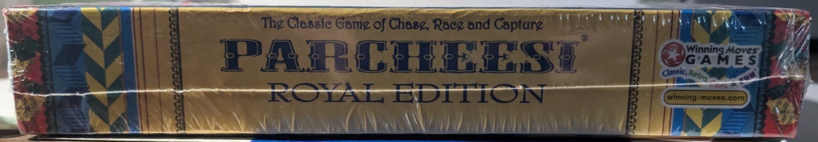 Parcheesi Royal Edition Chase Race & Capture Winning Moves Board Game Sealed