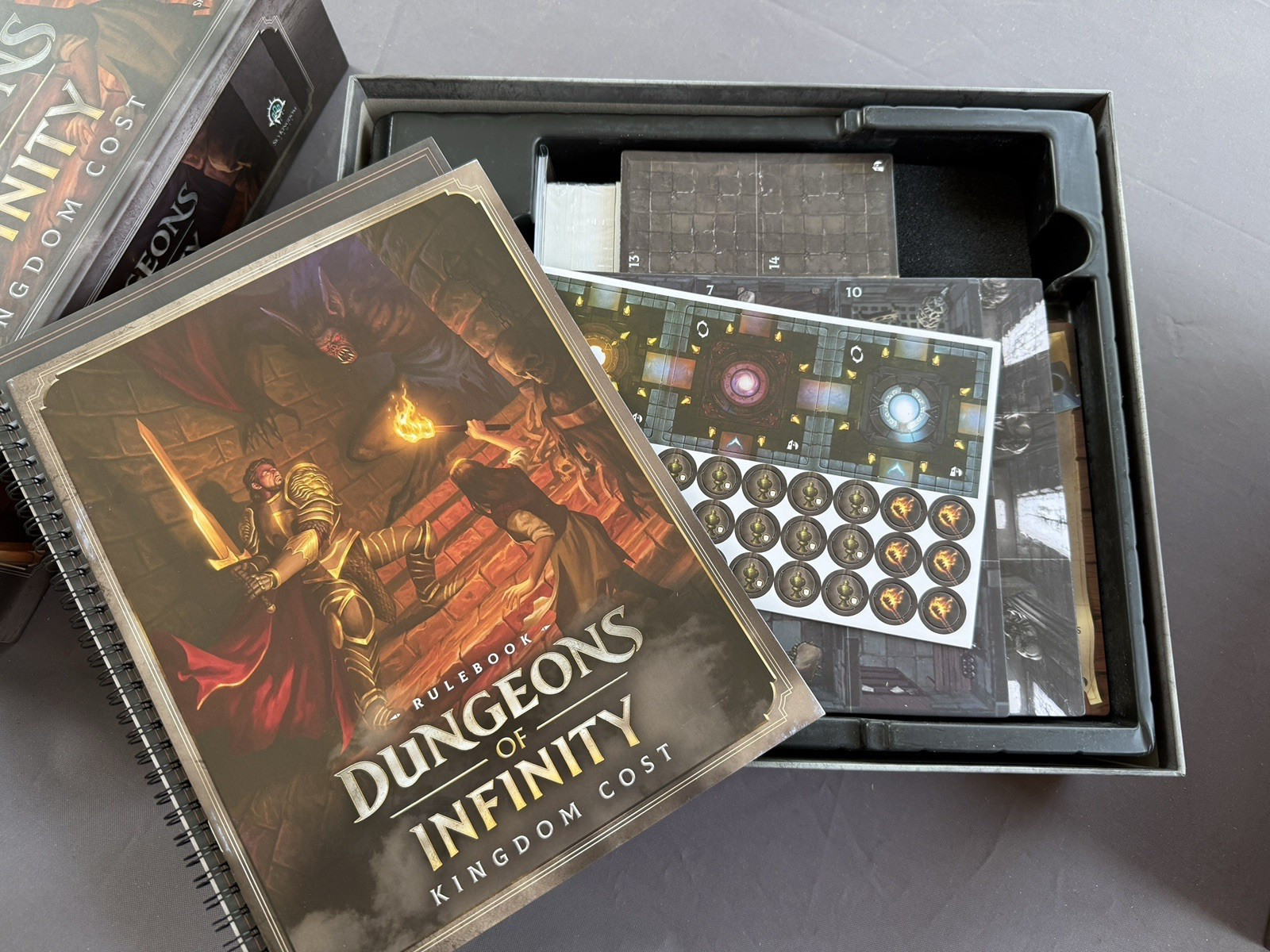 Dungeons of Infinity Deluxe Edition plus Kingdom Cost Expansion