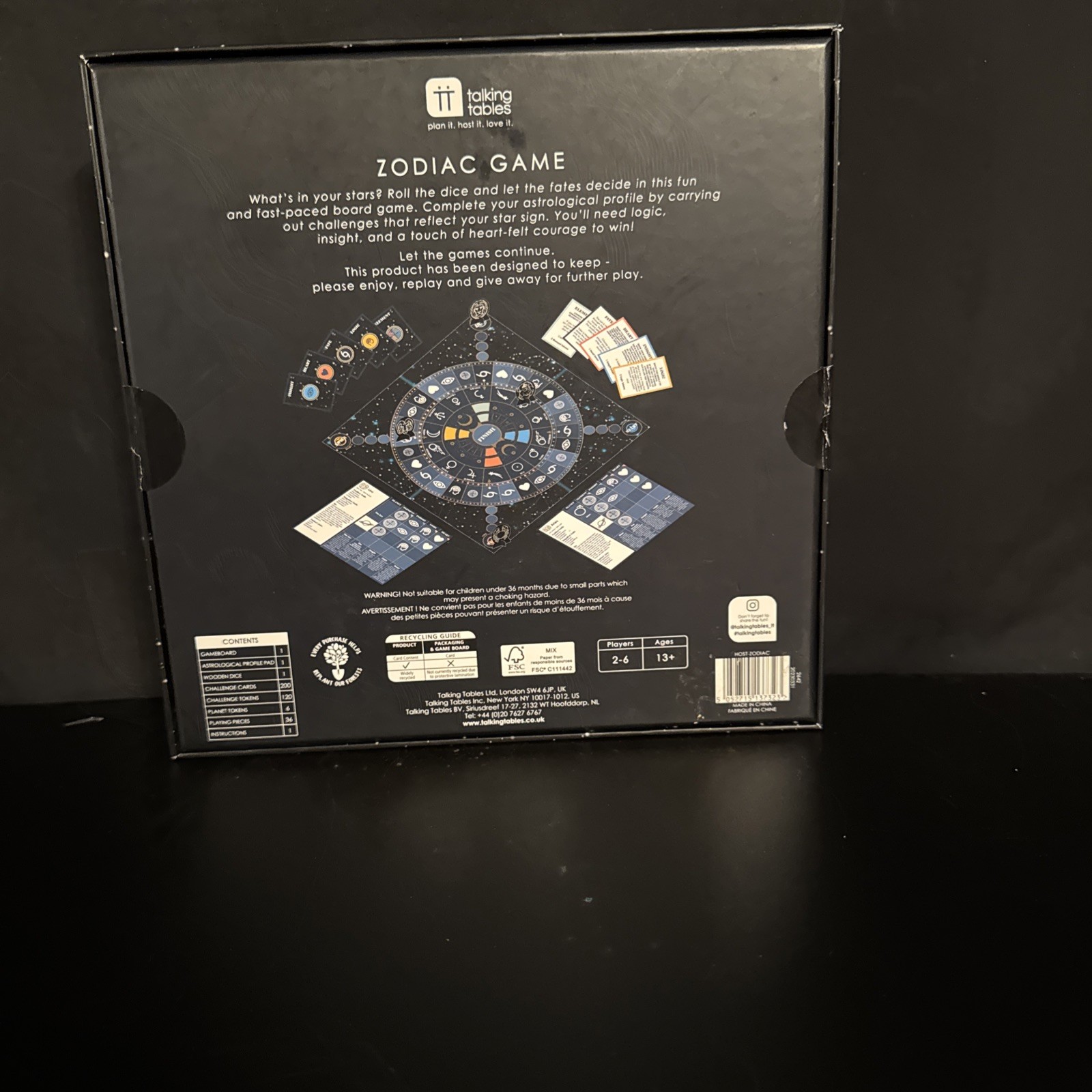 Talking Tables Zodiac Game New Factory Sealed