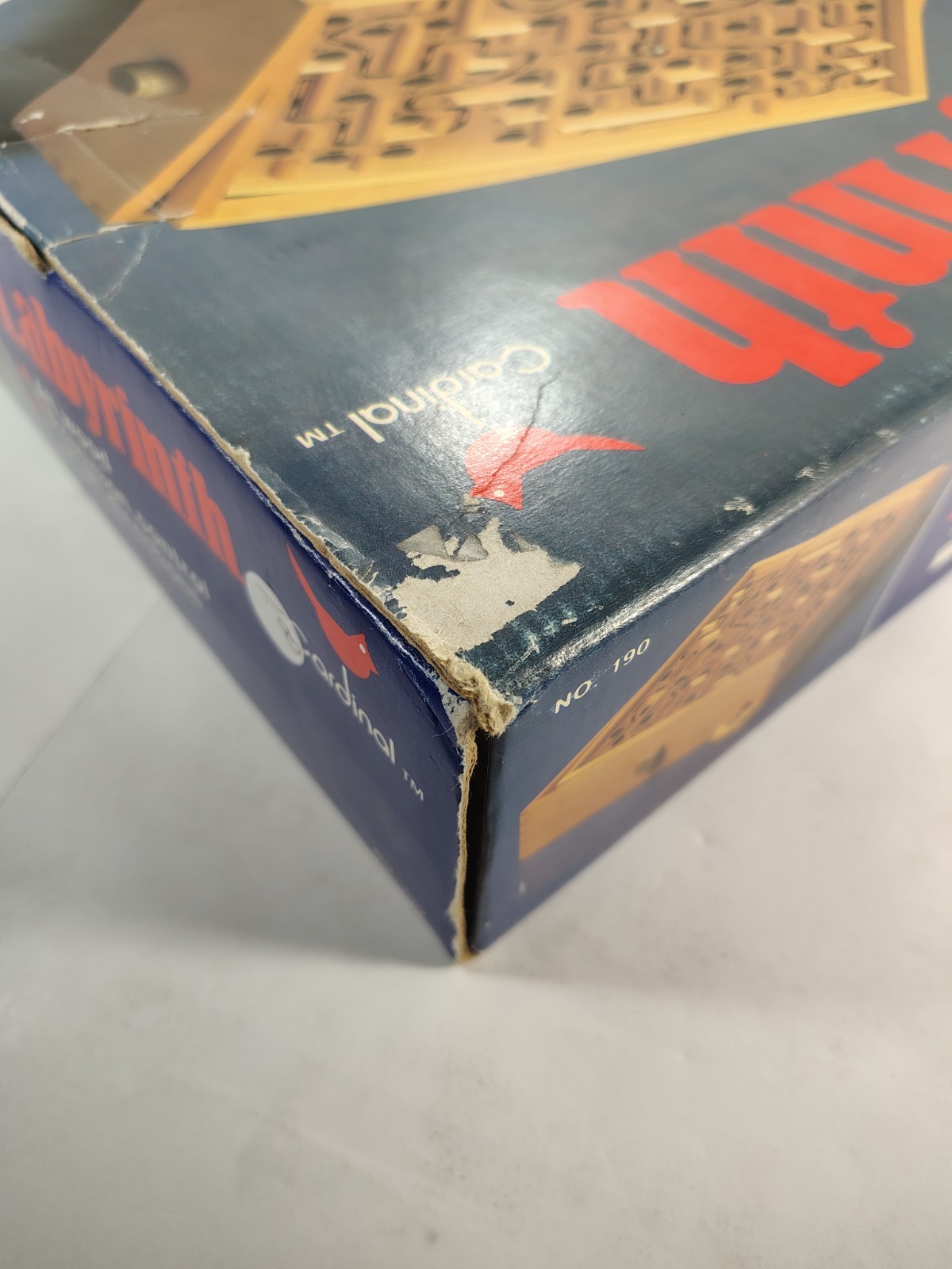Vintage 1990’s Labyrinth Premiere Edition – Wooden Marble Game by Cardinal