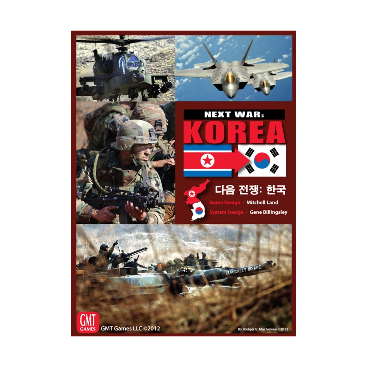 GMT Games Next War Korea (1st Edition) VG+/NM