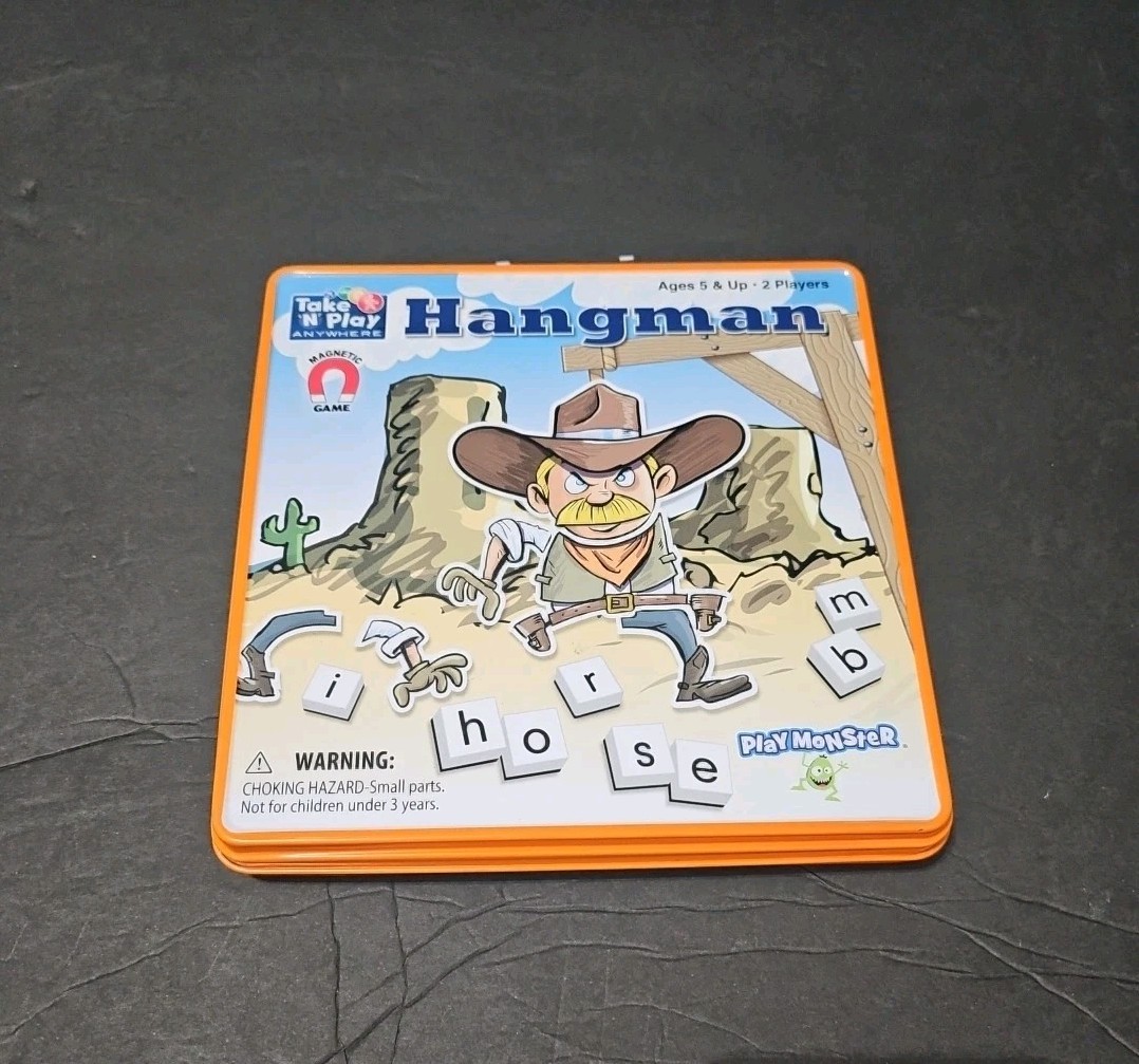 Take N Play Anywhere Board Game Hangman New Opened Box