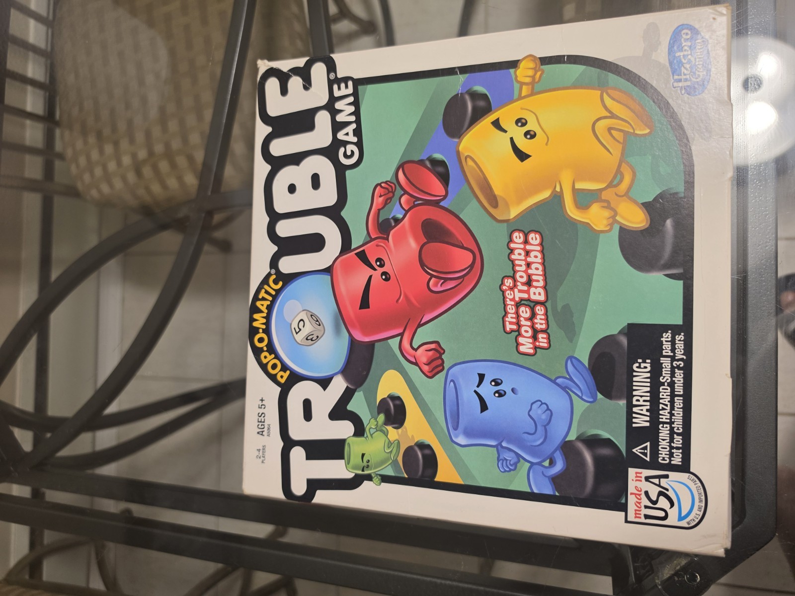 Hasbro Trouble Board Game for Kids Ages 5+, 2-4 Players