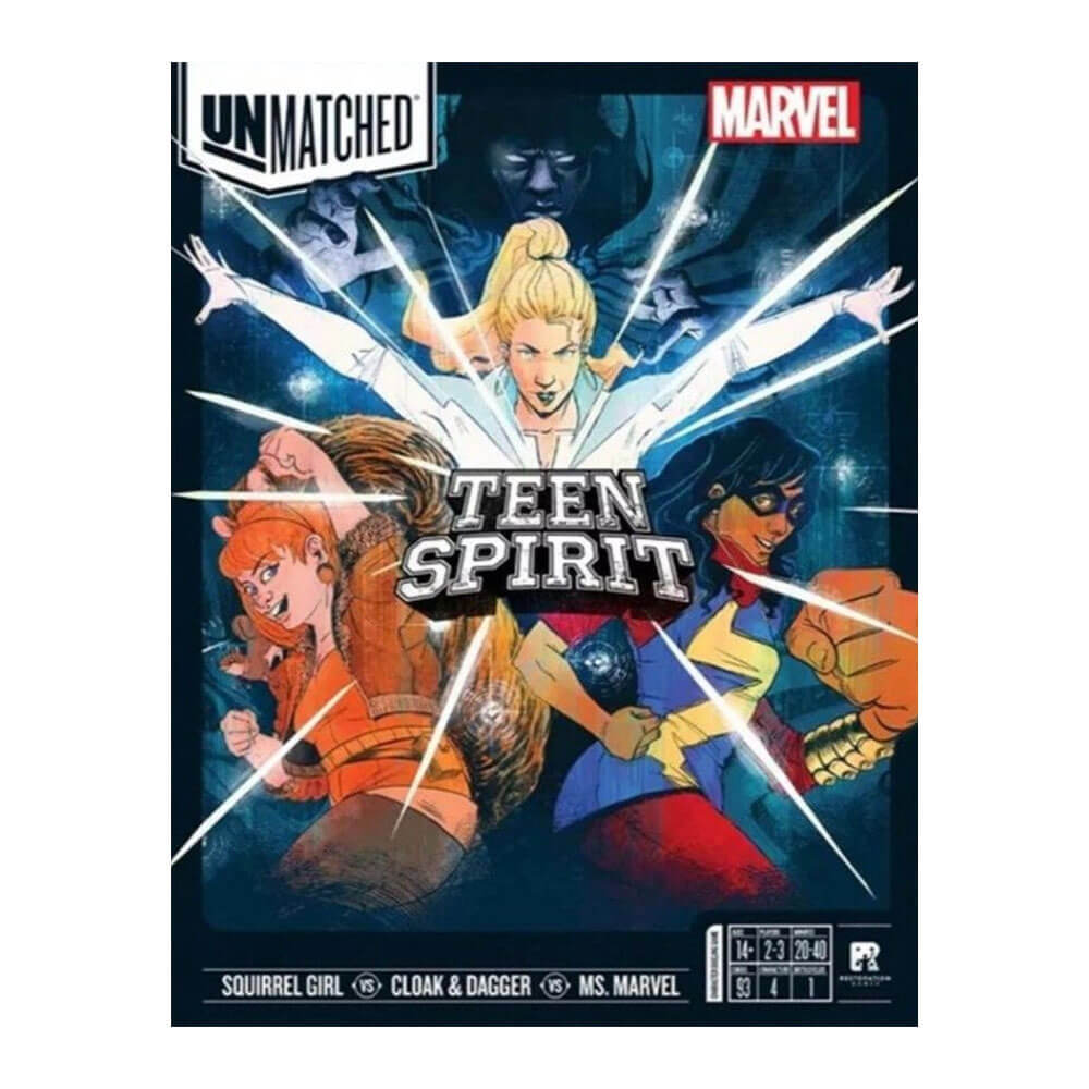 Unmatched Marvel Teen Spirit Baord Game for 2 to 3 Players Ages 14 Years and Up