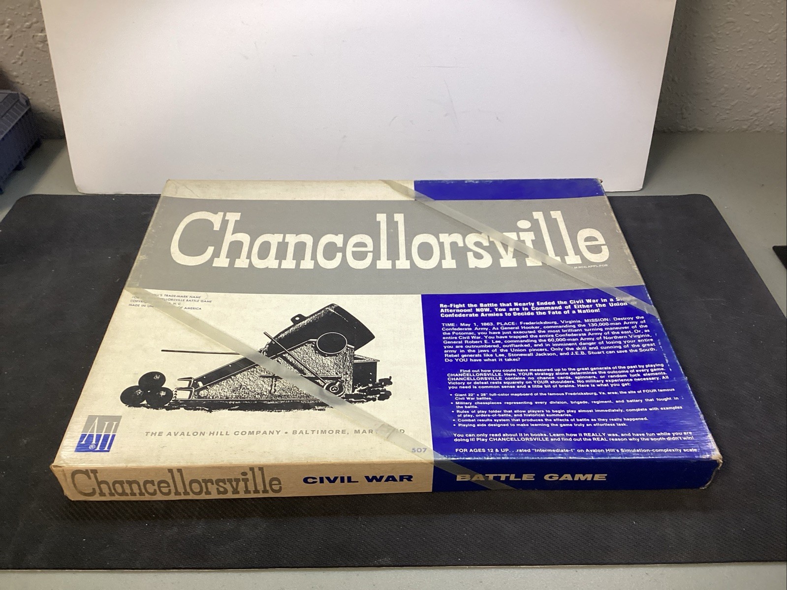 Chancellorsville Avalon Hill BOOKCASE GAME FACTORY SEALED PV242616