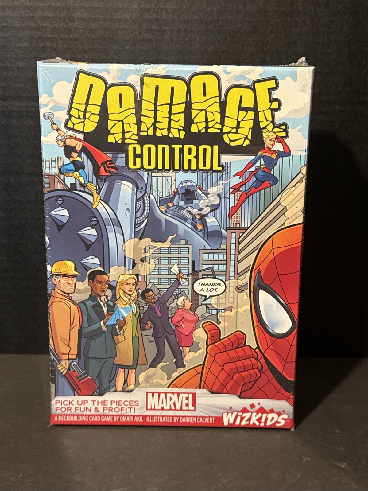 Damage Control Marvel Wizk!ds Board Game 14+ NIB 7A