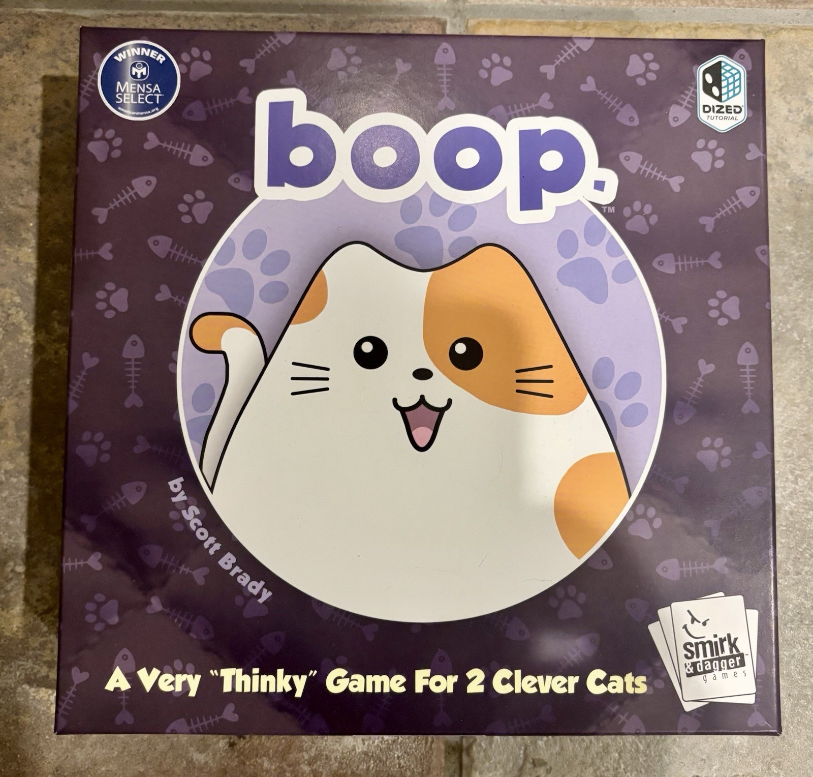 BOOP A Very Thinky Game For 2 Clever Cats BRAND NEW Smirk & Dagger Games 2022