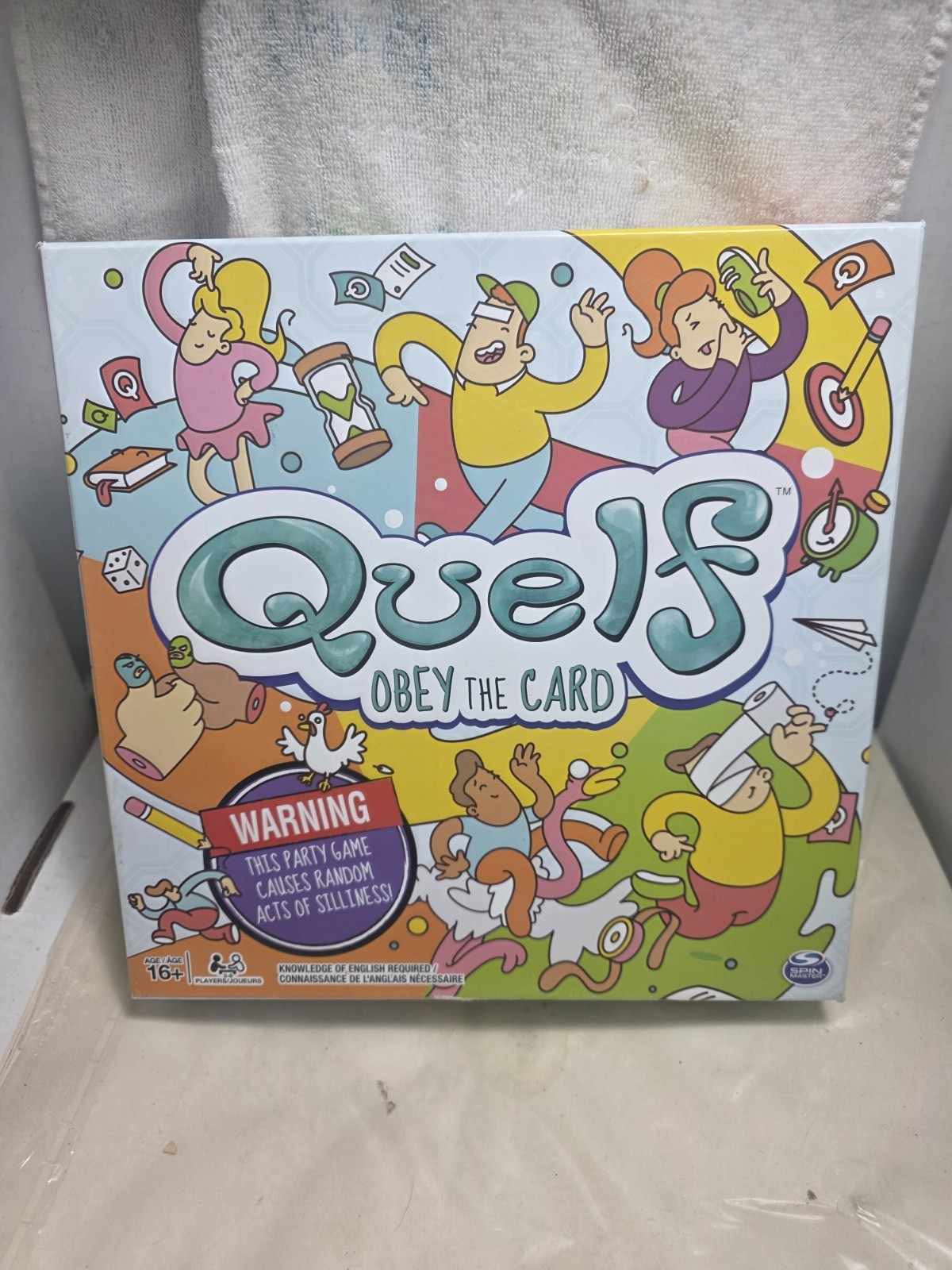 Spinmaster ” Quelf” Interactive Multi Player Board Game ( Complete)