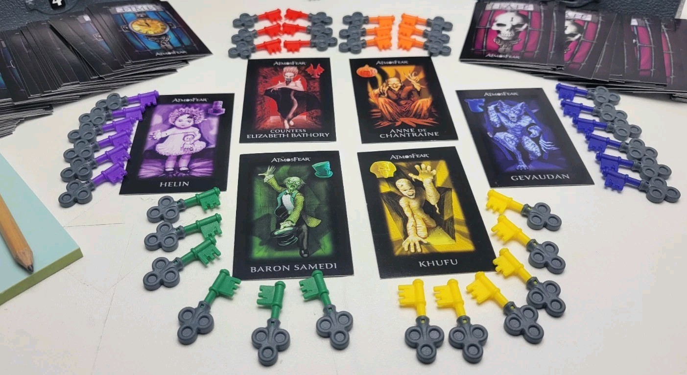 2004 Pressman AtmosFear The Gatekeeper DVD Board Game- COMPLETE