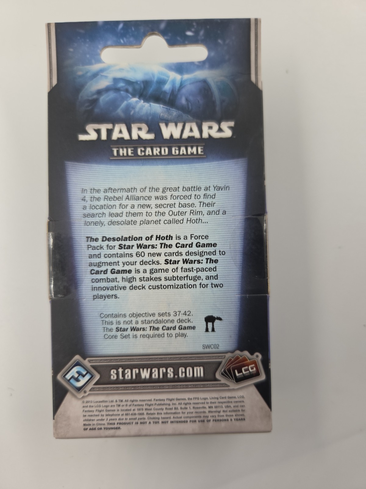 Star Wars Card Game The Desolation Of Hoth Force Pack