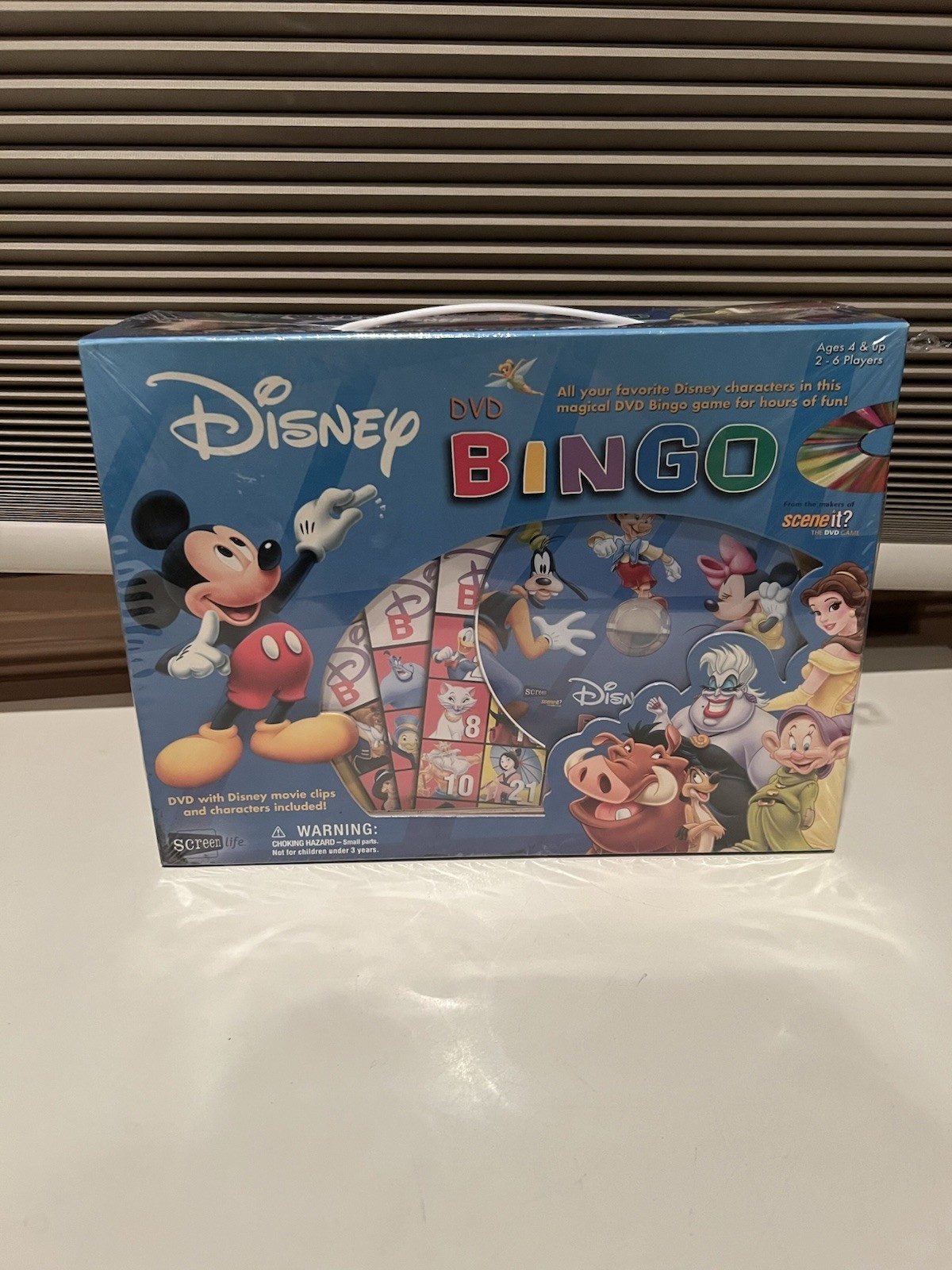 Disney DVD Bingo Game ScreenLife Mostly Sealed