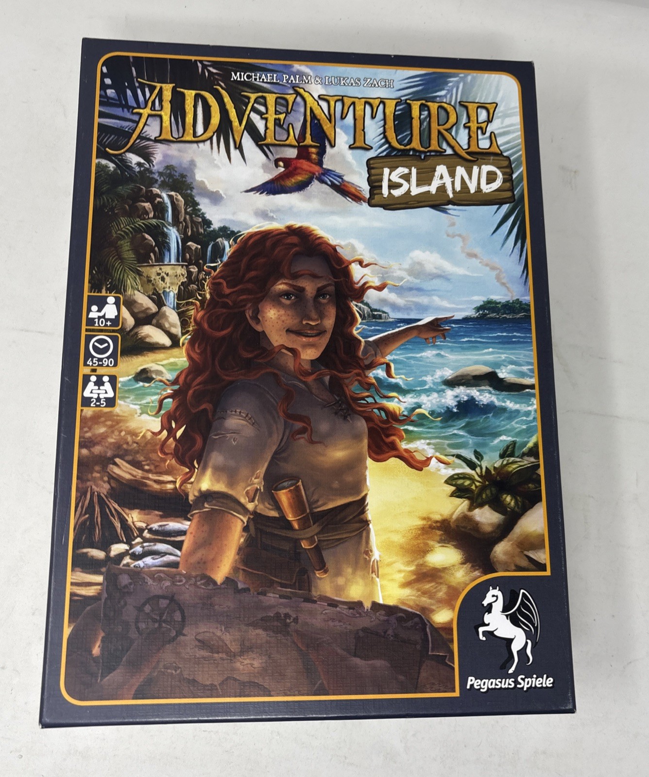 Adventure Island Board Game Pegasus Spiele Opened Unused Damage To Box