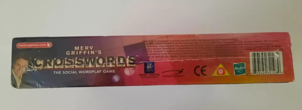Merv Griffin’s Crosswords Board Game NEW/SEALED Social Wordplay 2008 free ship