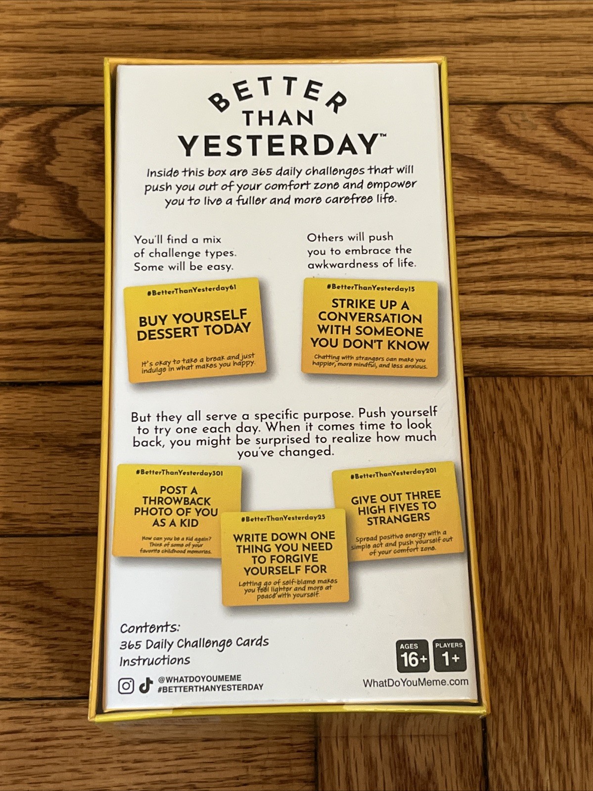 BETTER THAN YESTERDAY 365 Daily Challenges