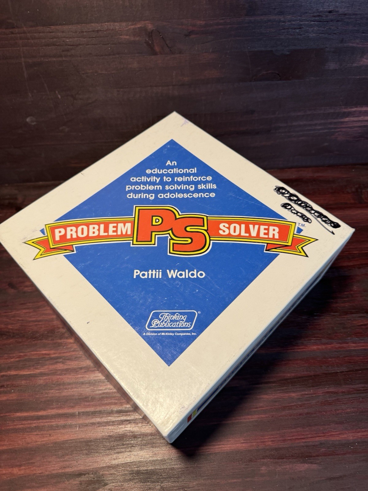 Thinking Publications Problem Solver Board Game 2 Players Ages 8+ w/ Rule Book