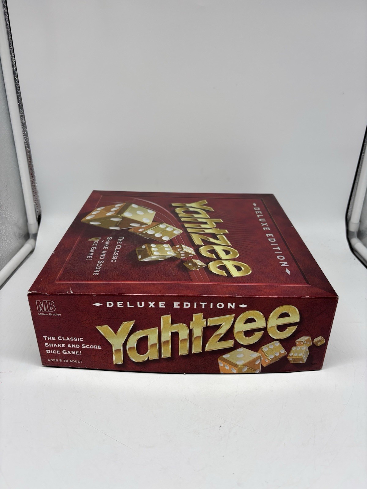 Vintage 1997 Yahtzee Deluxe Edition Gold Die COMPLETE