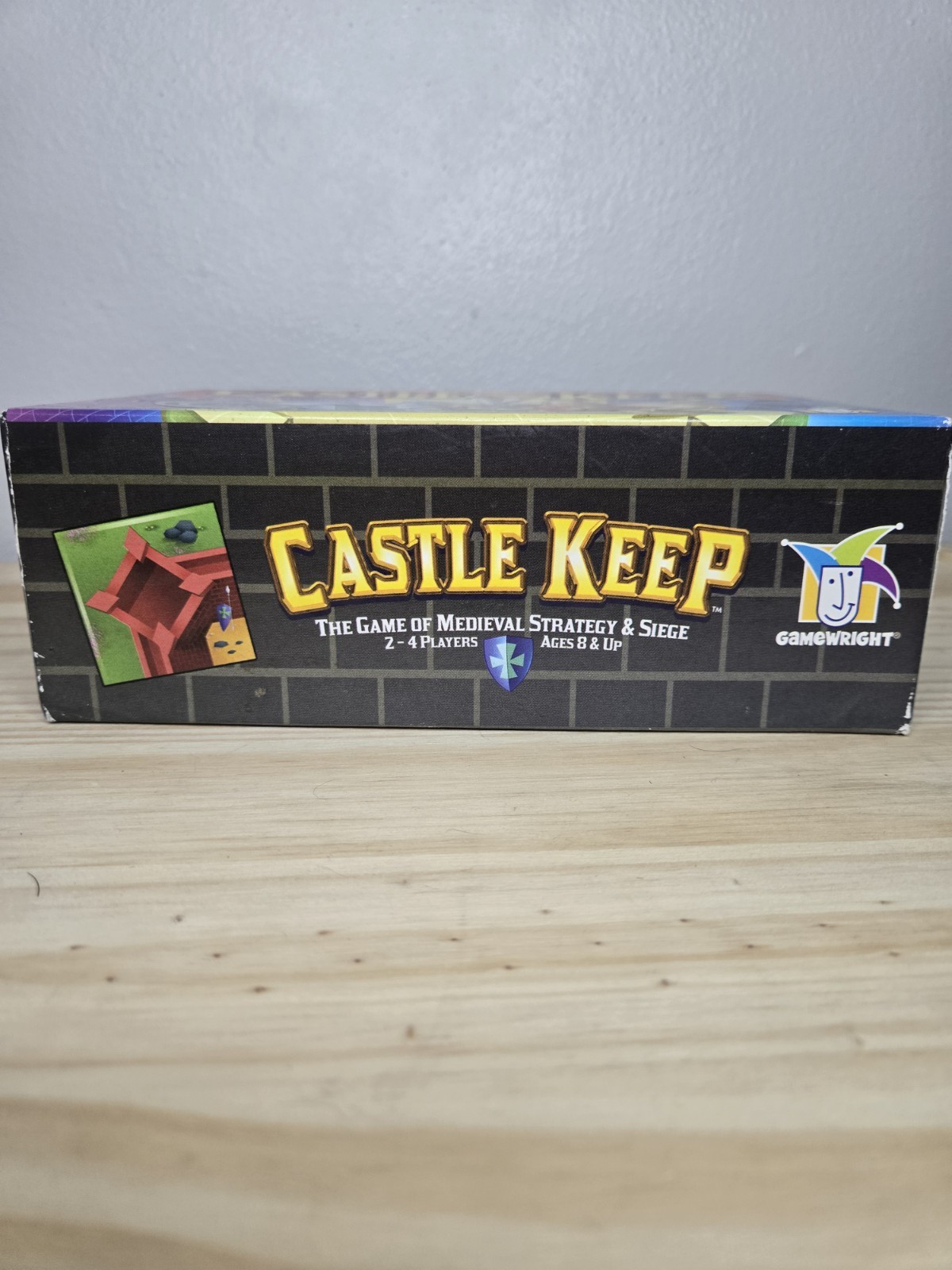 Castle Keep Board Game Abstract Strategy 2 Player Vintage COMPLETE