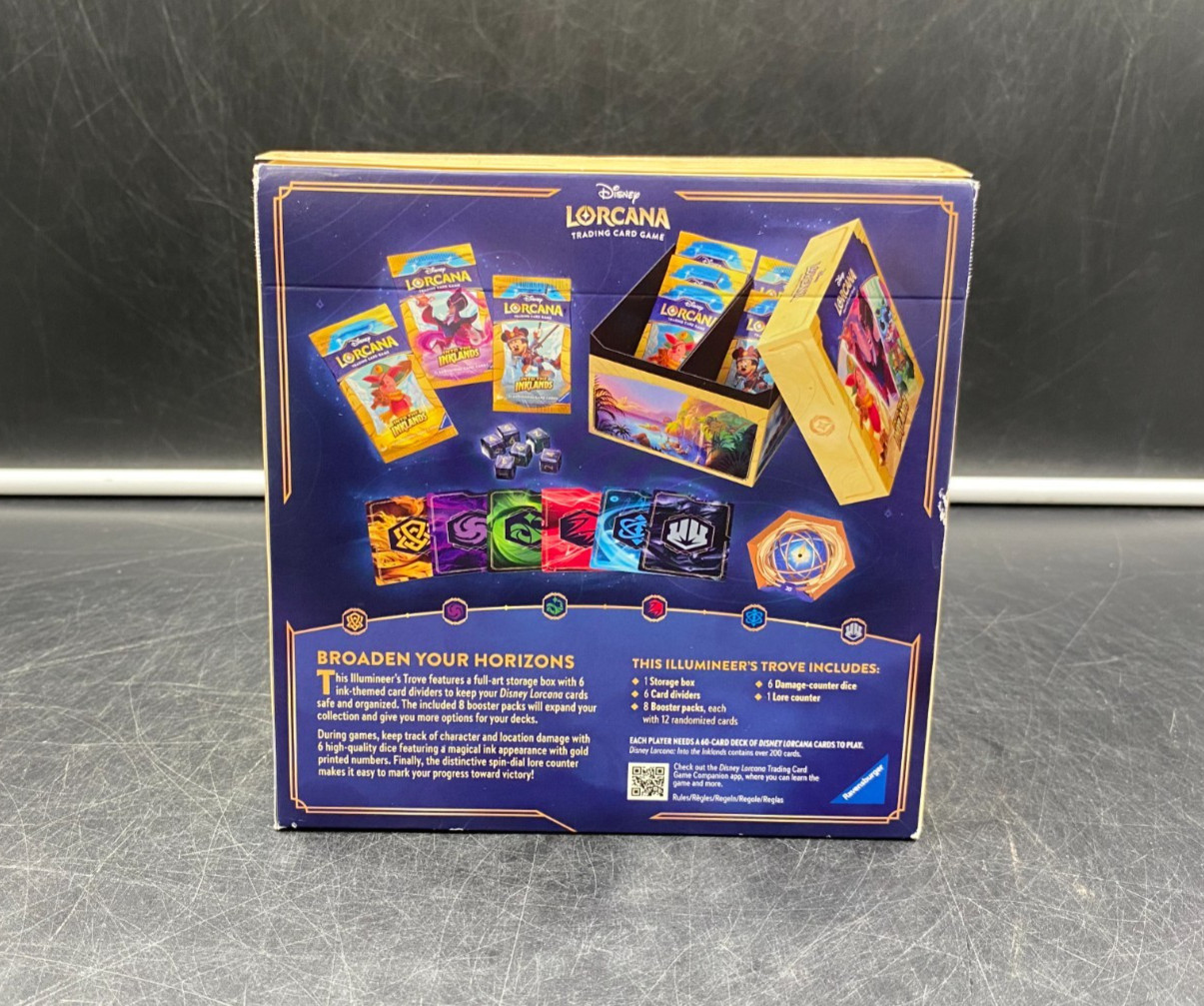 Disney Lorcana Trading Card Game – Into The Inklands Illumineer’s Trove – NEW