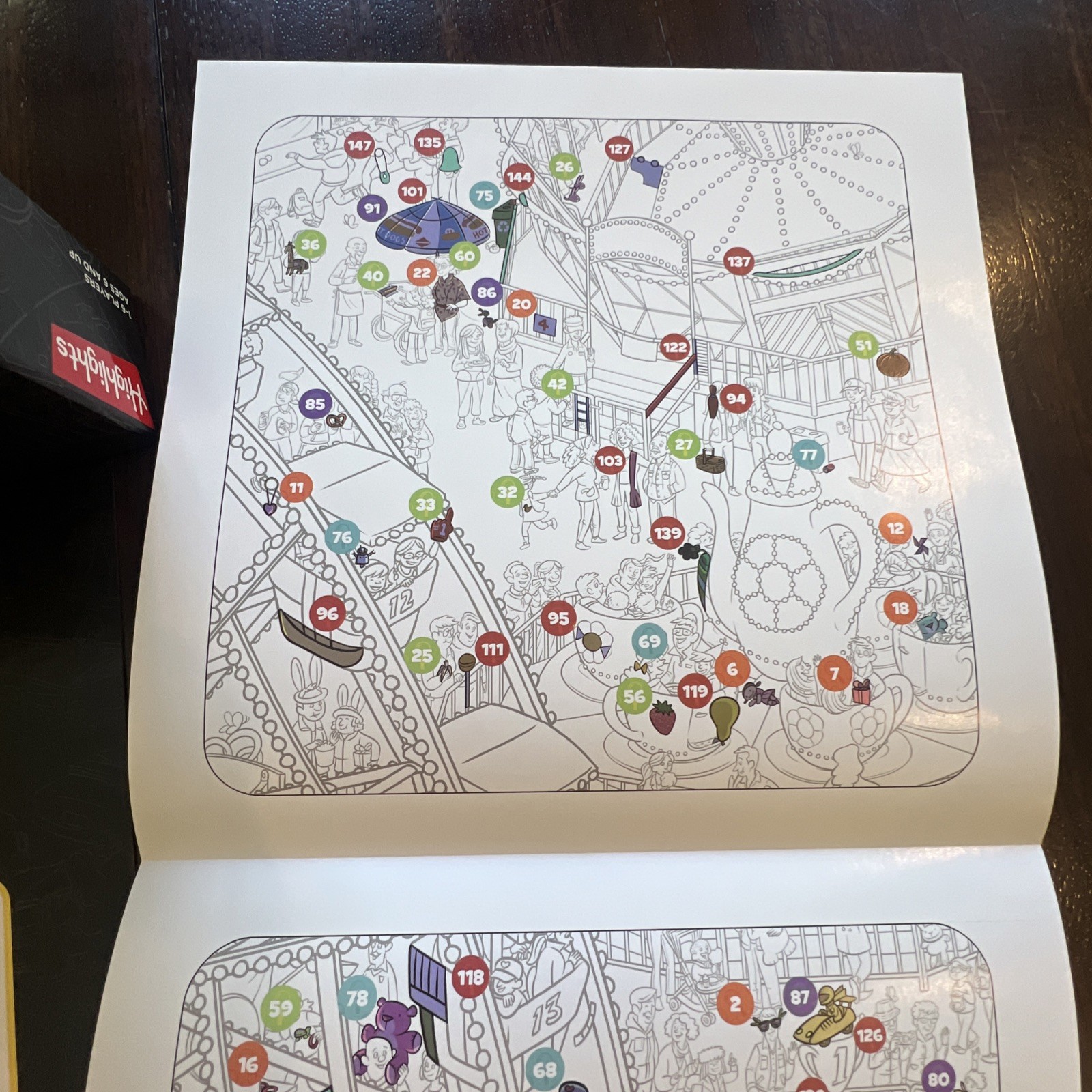 Highlights Hidden Pictures Board Game Flashlight Search Pre Owned