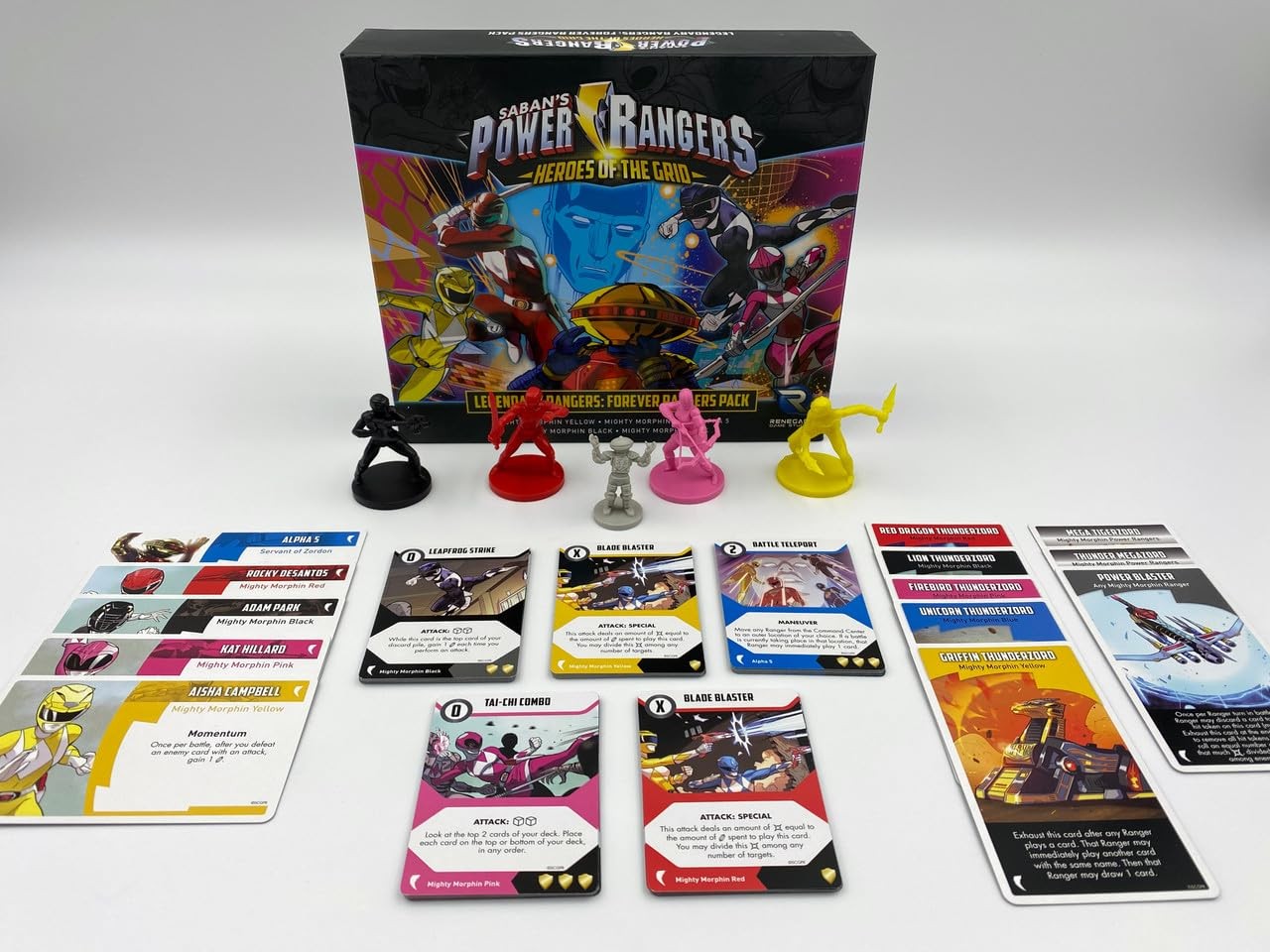 Power Rangers Heroes of the Grid Legendary Rangers Forever Pack Board Game Ex…