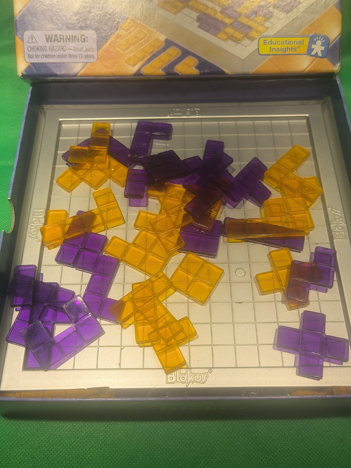 Travel Blokus for 2 Players COMPLETE 2005 Storage Trays Travel To Go Strategy