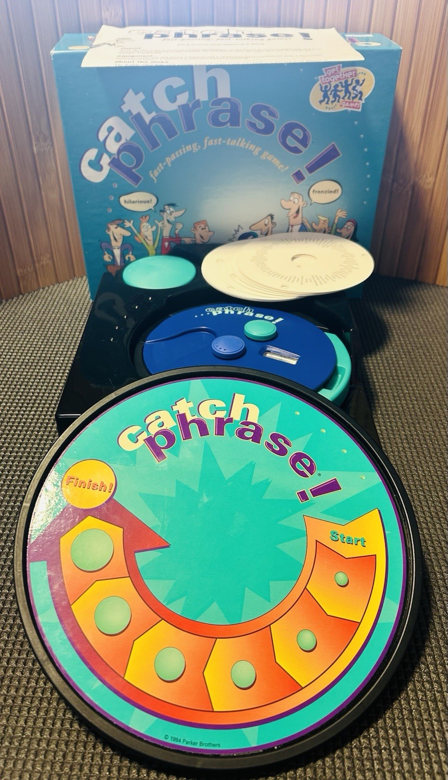Catch Phrase By Parker Brothers Fast Talking Party Game-100% Complete-Free Ship