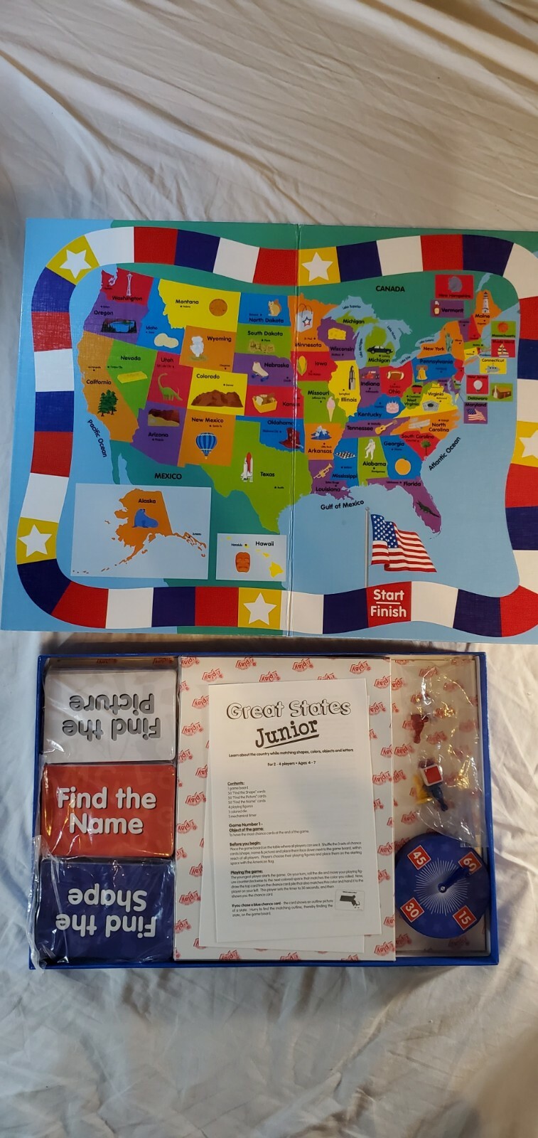 Great States Junior Board Game International Playthings –