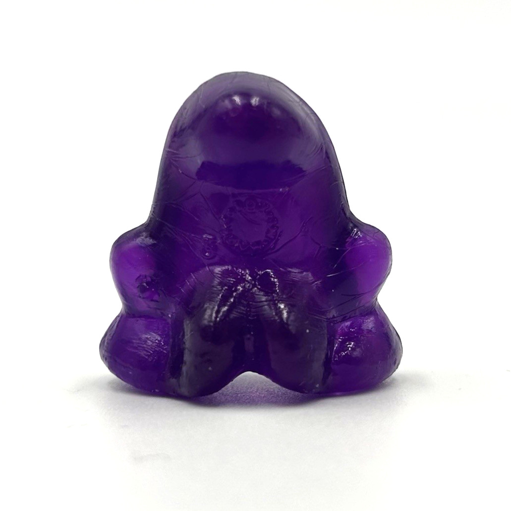 Beautiful Purple EGGY Ice Clear Gogos Crazy Bones Original 1996