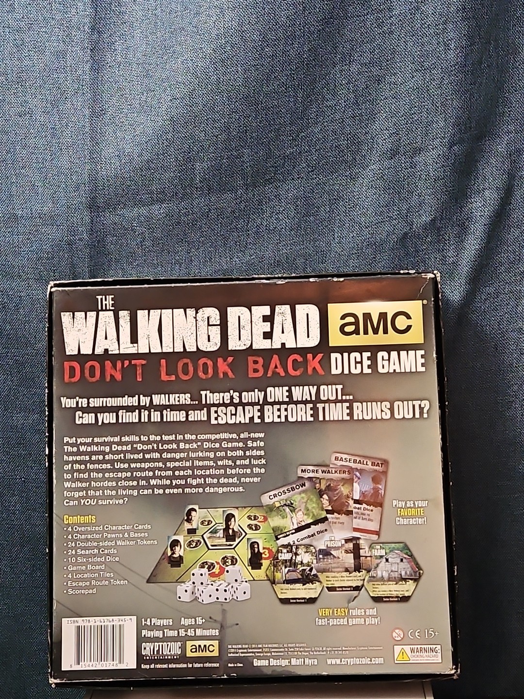The Walking Dead: Don’t Look Back Dice Game | AMC Cryptozoic | Rick Daryl